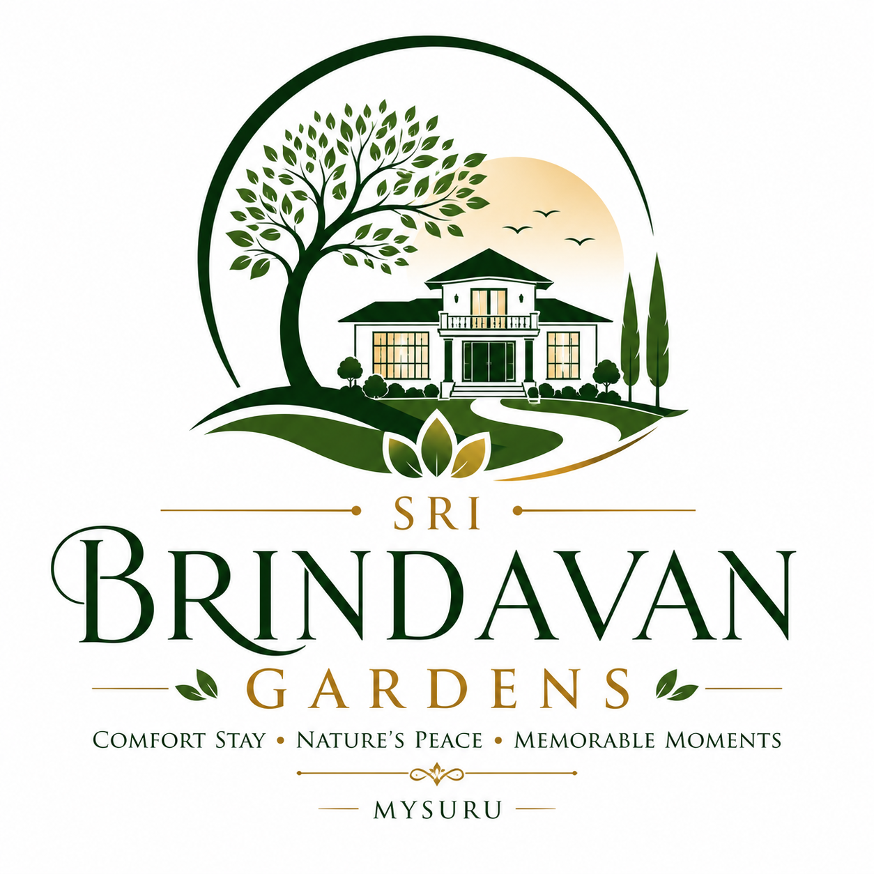 Sri Brindavan Gardens logo